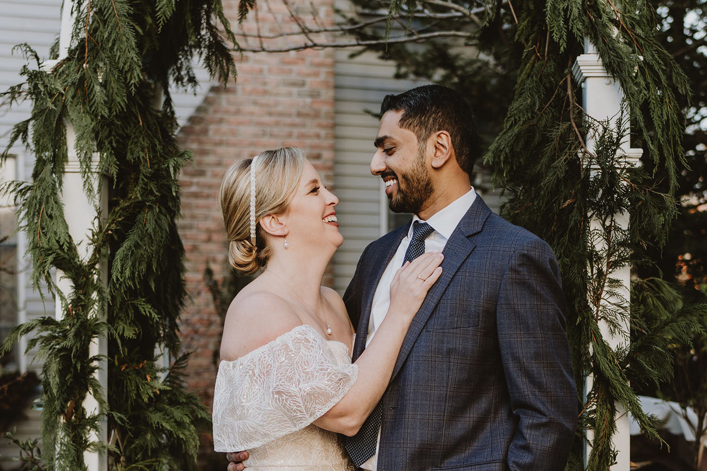 Raj and Ashlee Zoom Microwedding